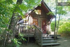 Tiny Rustic Cabin with Loft in NY | Tiny House Pins