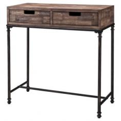 Threshold™ Mixed Material 2 Drawer Console Table - Patchwork