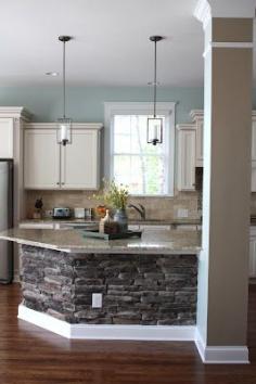 Stone Kitchen Island