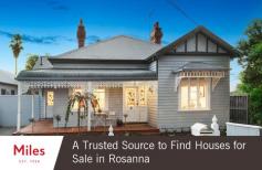 Need to buy a house or property in Rosanna? Get in touch with Miles Real Estate. We have years of experience and knowledge to help you find the right property to suit your needs. Get in touch today. 