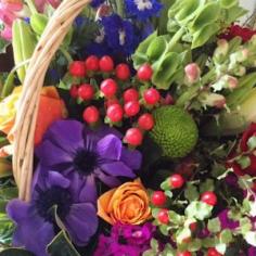 Basket of Joy Arrangement - A Touch of Class Florist