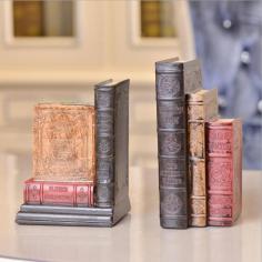 Antique Book Bookends Set of 2 