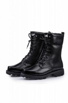 Savage Island Echte Leder Stiefel Kampfstiefel Einsatzstiefel mit Reissverschluss MilitÃ¤r Bundeswehr Wandern Tactical Boot Braun Vollleder