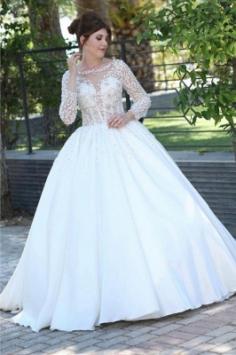 Elegante Brautkleider Mit Ãrmel | Brautmoden Prinzessinen Spitze