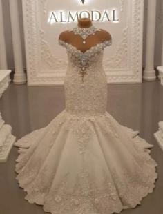 Designer Brautkleider mit Ãrmel | Spitze Brautmoden Meerjungfrau