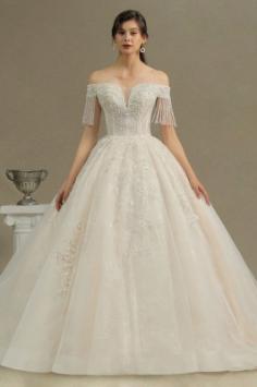 Elegante Brautkleider A Linie | Hochzeitskleider mit Ãrmel