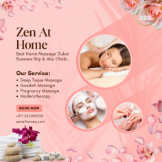 Elevate your self-care routine with our selection of holistic spa services, including aromatherapy massages, hot stone therapy, and reflexology. With Zen at Home, you can enjoy the benefits of a luxury spa experience without the hassle of travel, right in the tranquility of your own home.
https://zenathomes.com/
https://www.pinterest.com/zenathome/
https://www.linkedin.com/in/zen-at-home/
https://www.linkedin.com/in/zen-at-home/
Phone: 971562009359
Business Email: Zenathomespa@gmail.com