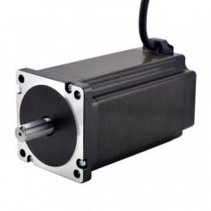 A hybrid stepper motor is a motor that combines the advantages of a permanent magnet stepper motor and a reactive stepper motor. ‌ It achieves the complementary advantages of high torque and high precision through a specific structural design, thus providing a high-precision, combined stepper drive. Hybrid stepper motors are divided into two-phase, three-phase and five-phase, of which the two-phase step angle is generally 1.8 degrees, the three-phase step angle is generally 1.2 degrees, and the five-phase step angle is generally 0.72 degrees.