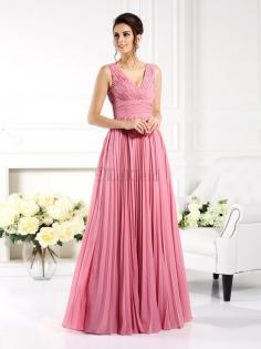 A-Linie Chiffon Drapiertes Prinzessin Herz-Ausschnitt Brautmutterkleid