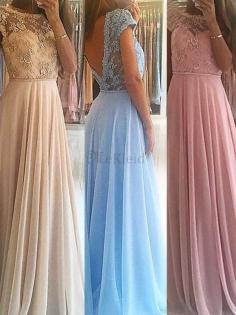 Ärmelloses Prinzessin Chiffon Perlenbesetztes Schaufel-Ausschnitt Ballkleid