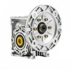 A worm reduction gearbox is a mechanical device that uses the meshing transmission of a worm and a worm wheel to achieve speed reduction. The worm is similar to a screw and has a large lead angle, while the worm wheel is a gear with a special shape. When the worm rotates, the power is transmitted to the worm wheel through the interaction between the helical tooth surface of the worm and the tooth surface of the worm wheel, thereby achieving speed reduction.