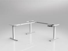 OL Agile Electric 2-Column 90° Workstation Frame
Product Features
Layout Type – Individual
Frame Colour – Black Powdercoat/White Powdercoat
Frame Type – Electric adjust
 Available in left or right hand worktop configurations
Suit worktop from 1500mm x 1800mm to 2100mm x 2400mm
Warranty 10 Years
Flatpack, assembly required