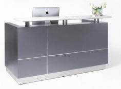 GP Hugo Reception Counter in 2 Pack Finish and Stone Hob

Counter Features
Clean modern lines with style and functionality. Quality materials and fittings.
Counter Body – Metallic grey 2 Pack finish with aluminium trim lines and stainless steel kick plate
Desk Top – Matt teak or white melamine desk top
Hob Top – Jade White stone hob supported on chrome pillars
Flat Pack, Assembly is required
Dimension: Reception Counter – 1800 or 2200 x 950D x 1150H mm | Return – W900 x d600 x H1000 mm
3 years warranty