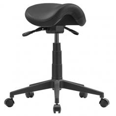 ST Cad PU Upholstered Industrial Stool with Drafting Kit
FEATURES:

 Adjustable seat height
 Adjustable seat angle
Optional drafting kit
Optional glides or brake castors
 Saddle seat
Nylon castors
640mm black nylon base
 Available in black PU only
Minor assembly required
 Suitable for indoor use only
5 year warranty
Weight limit is 120kg