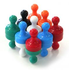 VI Super Strong Skittle Magnets for Glassboard

Features
Super strong skittle magnets for use with magnetic glassboards
18 skittle magnets supplied in a handy perspex box
6 colours, 3 of each colour
