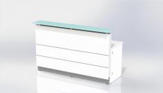 GP Polaris Straight Reception Counter

Polaris represents the very latest innovative design in high quality modular reception counters. No longer will you be restricted by inflexible design or difficult office
space.There are literally hundreds of shape and size configurations.The Polaris is the perfect solution for any office space and delivers aprofessional, functional reception
work environment.

Counter body Finished in gloss white 2 pack paint. Aluminium strips and Stainless steel kick plate
Side Panels: White Melamine
Desk Top: Matt white melamine
Counter Hob: 10mm Tickness Frosted Safety Glass