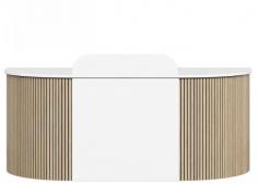 DD Roxburgh Front Panel Reception Desk

Features
Contemporary modular reception desk system.
Come with various options
Complimentary additions
Proudly design and manufacture in Australia
Warranty: 5 Years
Flatpack, assembly required
50 Standard Colours to choose from, refer to the colour swatch
Can be custom made to your measurements and colours
Ink Line Grooves for the Timber Batten Look / Slim curved up lifted privacy panel
White Panel On Front allows option for personalized Logo to be featured
Manufacture lead time 20-25 Business Days