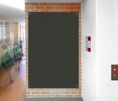 VC Unframed Wrapped Smooth Velour Pinboard

Our highly popular unframed WRAPPED over the edge pin boards. No aluminium frame. Available in smooth velour. Secured to our environmentally friendly 12mm bioboard backing.

Features
Available in large range of colours
Stainless Steel screw cap fixing kit included (Kit includes fixings to suit Gyprock or Brick walls)
9 standard sizes
Special sizes to order
Australian Made
Special sizes available on request
36 colours to choose from, please refer to the colour swatch