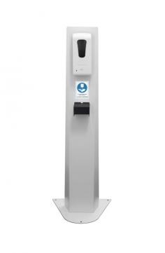 RL Hand Sanitaiser Dispenser Stand

Features :
Easy to assemble, durable stand comes in a subtle design to suit any space
Can be easily mounted to the floor or left as a portable station
Does not require main power or plumbing
Powdercoatded Drip Tray can also be used as a shelf for Pump Bottles of Sanitiser
Lifetime warranty on Stand
Instruction label with adhesive back included ? 100mm W x 128mm H
Base plate 400mm D 435mm at the widest point
