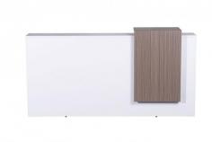 RL Urban Reception Counter

Natural White All Over With Driftwood Wrap Around Cowl With Feature Panel
Adjustable Feet For Levelling
Built-in 3 Drawer Under-desk Pedestal
Built In CPU and Storage Cupboard
2 x Chrome Metal Cable Entry Covers With Brush Insulator
E0 MDF core
Dimensions: 2200mm(w) 800mm(d) 1150mm(h)