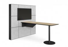 DD Multimedia Acoustic Wall

Features:
Off The Wall Table secured to Melamine and Sonik
Dimension(mm): 750D x 2100L x 950H
Acoustic Multimedia Wall
TV Not Included