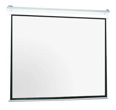 VC Motorised Projection Screen

Features
Ceiling or wall mounted motorised projection screens in 3 size configurations.
Super quiet electric motor operation.
Each screen is supplied with an infared remote control and wall bracket holder.