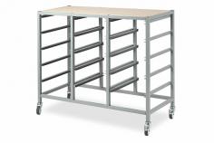 VC Mobile Storage Trolley Frame for Classroom Storage

Our Tote Tray Trolleys are perfect to use with our Tote Trays (ETT). Mix and match our Tote Tray colours to create a stimulating learning space.The perfect storage solution for the classroom!

Features
Constructed metal frame and mounted on lockable castors.
Available as 5, 10 or 15 storage unit bays
Tray Size: 43cmL x 32cmW x 12.5cmH (Sold Separately)
Flatpack, assembly required
Dimension (mm):

5 Bay Size: 38cmW x 44cmD x 92cmH
10 Bay Size: 74cmW x 44cmD x 92cmH
15 Bay Size: 110cmW x 44cmD x 92cmH
