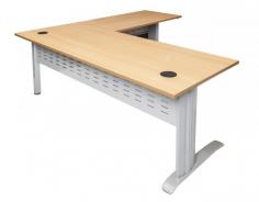 RL Span Desk and Return

Rapid Span is a versatile desk system, allowing choice of top size and colour, leg system and matching storage and tables.

Use as a stand alone desk or create a workstation layout to suit your requirements.

The desk and return allows ample work space, ideal for a stand alone desk, with an E0 top with cable tidy, perforated metal modesty and adjustable feet.

Desk Dimensions: 1800mm W x 700mm D x 730mm H

Return Dimensions: 1100mm W x 600mm D x730mm H
Custom Colour Top: Yes
Top Thickness: 25mm
Top Finish: Melamine
Base Finish: Powder coat
Assembly Required: Yes
Warranty: 5 Years
E0 Enviroboard Top with Cable Entry Holes for cable management
Metal Powdercoated Leg
Cable Tidy in Leg
Adjustable Feet
Perforated Metal Modesty Panel