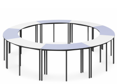 DD Tri Education Table

Features
Origin: Australia
Warranty: 5 Years; Frame warranty: 3 years
18mm Melamine Top
Order Lead time: 20-25 business days
25x25mm Steel Black tube frame

50 colours to choose from, refer to our colour swatch