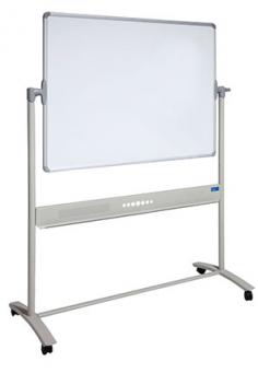 VC Mobile Corporate Magnetic Whiteboard

Stylish corporate looks with quality magnetic whiteboard surface. Tubular steel construction in Pearl Silver powder coated finish.

Features
Pivots 360º with a unique locking mechanism
Full length pen tray
Strong lockable castors
Warranty of 3 to 12 years
Dry wipe Surface
Magnetic Receptive
Reversible Surface