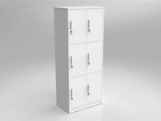 OL Axis Locker with 6 Doors

The Axis locker is a secured storage locker solution for your multiple user needs. To keep each user’s belongings private and safe, each of the locker compartments comes with a factory installed lock and a set of 2 keys.

ISO 14001 & ISO 9001 Certified
18mm White Melamine on E0 grade substrate with matching PVC edge
1800 high x 738 wide x 450 deep
Flush joined construction with six doors
Set on plinth base.
Warranty :  10 years
Assembly Required
