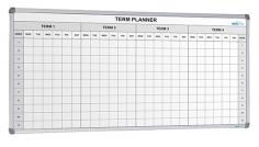 VC School Planner 4 Term

No school can be with out one. 4 school terms divided into 11 weeks for quick and easy reference. Laminated graphic surface with permanent lines. 3 Sizes available.

Supplied with:
2x fine point erasable markers
Magic Wipe microfiber cleaning cloth
Dry Wipe Surface
Magnetic Receptive
Cell Size: 201 X 61MM