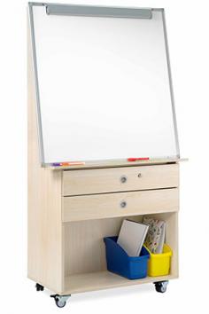 VI Portable Read Write & Store Centre

A versatile, mobile storage and teaching centre, perfect for small group literacy sessions and organising resources.Constructed from structural MDF with attractive White Oak wood laminate, the Read, Write & Store Centre is the ideal mobile learning hub. An all-in-one storage a communication unit for Big Book Teaching sessions.

Features
Material: Premium quality porcelain magnetic whiteboard
Size: 80cm x 90cm
Dimension: H1580mm x L800mm x W475mm
Warranty: Lifetime surface warranty
10cm deep no-lip shelf for displaying books
Mounted on lockable castors
Two large (One lockable) drawers for holding essentials
Underneath, a handy storage space which perfectly fits our plastic Storage Tubs
