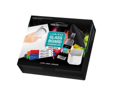 VC Premium Glassboard Starter Kit

Love your whiteboard with a premium starter kit. Perfect for Schools, Offices or anyone with a writing board! Each starter kit offers Premium Dry Erase Markers, Strong Magnetic Eraser, Magnetic Black Microfibre Cloth and Board Cleaning Spray.

Glass Board KIT Features:
6 x Dry Erase Glass Board Bullet Markers
1 x Replaceable Fabric Strong Magnetic Eraser
1 x Strong Magnetic Pen Cup
1 x 237ml Board Cleaning Spray
1 x Microfibre Cloth
