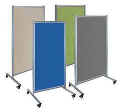 VC Modulo Mobile Pinboard Room Divider

Double sided pinnable screen available in stylish and Velcro friendly Autexsmooth velour fabric.

Our low profile 3mm edge boards can be mounted side by side, virtually seamlessly to create a communication wall.

Tough powder coated frame
Durable locking castors
Sizing: (Height mm x Width mm x Depth mm)

Overall size: 1895 x 1085 x 50
Pinboard size: 1660 x 1020 x 50