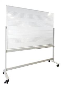 VC Mobile Music Whiteboard

Permanently ruled with 4 music staves. Magnetic surface featuring pivoting double sided board with lines one side and plain whiteboard the other side.

Features
Magnetic surface
Board pivots 360 degrees
Steel stand with heavy duty castors (2 locking)
Pen tray included
Supplied with red, blue and black whiteboard markers
2 Year Surface Warranty
Dry Wipe Surface
Magnetic Receptive