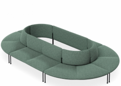 DD Bowral Fabric Upholstered 12 Seater Oval Breakout Seating

Features
Fully Fabric upholstered
Back and Seat
High Density Resilience Foam
Black Steel Tube Frame & Legs
Fully Assembled
4 colours to choose from – Charcoal, Ochre, Dark Blue and Dark Green
Limited 5 Year Warranty
Chair Weight Limit: 180kg each seat
Overall Dimensions (mm): 3870mm x 2600mm (Internal Gap 950mm x 2400mm)
Seat Height: 420mm
Please contact us for project quote