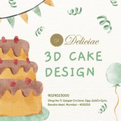 Turn your celebration into a masterpiece with eye-catching 3D Cake Design! From cartoon characters to creative themes, these cakes are a feast for the eyes and taste buds. 