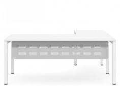 DD Plaza Desk – With Return

Frame Finish in Black or White
Modesty Panel Black or White
Order Lead time: 15 days
Warranty: 10 Years
White Top: White 200
Top 25mm Thickness
Cable Hole Included
Origin: Australia