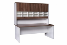 GP Office Desk with Pigeon Hole Hutch 1800mm
Made of quality E1 Enviroboard
25mm melamine boards
Dimension: 1800 x 900D x 1800Hmm; Desk: 1800 x 900 x 720H ; Hutch: 1800 x 370D x 1080H
Warranty –  3 years
Flat Pack, Assembly is required