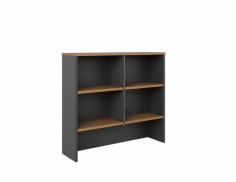 GP Office Overhead Hutch – Regal Walnut with Charcoal
Made of quality E1 Enviroboard
25mm melamine boards
Can be installed on buffet, desk or workstation
Adjustable shelves
Warranty –  3 years