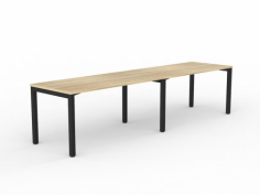 OL Axis 2-User Workspace – Oak Top with Black Frame
E0 grade substrate finished in studio white or new oak with matching 2 mm ABS edge.
50mm x 50mm frame and 50mm x 25mm rail
Arctic black powdercoat finish
Multiple rail positions on each frame
80 mm height adjustment in each foot
Worktop height 715 mm
Hight Adjustable legs Up to 90mm to suite uneven floor
Flat Pack, Assembly is required
ISO9001 Quality Assurance Certificate
ISO14001 Environmental Certificate
Excludes cable management and screens
Excludes cable management and screens.
Tried, tested and used in thousands of offices globally
1 x shared leg
GECA Certified
Warranty: 10 Years