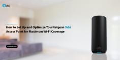 Setting up a Netgear Orbi access point allows you to expand the wireless coverage of an existing network without creating a new one. This mode disables the Orbi's routing functions, enabling it to act as a mesh Wi-Fi system that extends the signal from your current router. To enable it, you must log in to the Orbi's web interface, navigate to the Advanced settings, select Router/AP Mode, and then click Apply.
https://orbiilogin.com/netgear-orbi-access-point-find-the-quick-steps-here/