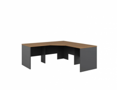 GP Office 3 Piece Corner Workstation with Regal Walnut Top & Charcoal Bottom
Made of quality E1 Enviroboard
25mm Top & 25mm end panels
Standard cable hole
Size – 1800* 1800 x 700 x 720 mm
Colour – Regal Walnut & Charcoal
Warranty –  3years