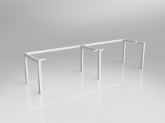 OL Axis Single Sided 2-User Workspace Frame
Layout Type – 2 staff side by side
Suits Worktop Size – 1500mm
Fames finished in Gloss powdercoat
Frame Type – Fixed height
80mm height adjustment in each foot
Worktop Height – 720mm
Warranty 10 Years