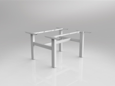 OL Agile Desking Frame to Suit 2 Worktops
Layout Type – 2 staff back to back
Frame Colour – Black Powdercoat/White Powdercoat
Frame Type – Fixed height
Worktop Height – 715mm
Warranty 10 Years
Flatpack – Assembly required