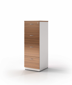 GP 4 Drawer Filing Cabinet – Virginia Walnut with White
Made of quality E1 Enviroboard
Stylish chrome handles
Lockable
Heavy Duty full extension runners
Size – 468 x 510 x 1320mm
Warranty –  3 years