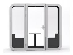 OL SpacePod Freestanding Quiet Zone – 2 User
Stocked in White or Black exterior/frame and table with grey sofa and interior walls.
Insulated by layers of sheet metal, birch plywood, recycled acoustic foam and acoustic felt.
Rounded floor and ceiling joinery helps address the build-up of low, bass sounds.
Laminated glass door and rear wall.
Includes gas-lift stool & tabletop.
Internal LED Lighting.
Anti-static and stain resistant floor carpet.
Air ventilation.
USB/AC ports & 240 volt electrical power outlet.
10 year warranty (excludes electrical components).
Comes partly assembled.
A variety of custom colours are also available – contact our Office Better representative for more details.