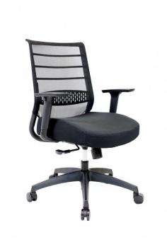 GP Onyx Mesh Back Medium High Boardroom Chair
Dimension: 650 x 600 x 900-980
Black mesh back and fabric seat
Adjustable lumbar support
Adjustable arms with PU arm pads
3 Position locking mechanism
Strong steel frame
Nylon base
Weight Capacity: 110kg
Warrenty: 3 Years