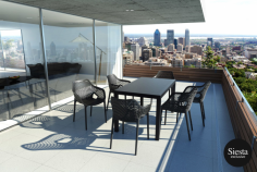 FL 7 Piece Dining Setting with Air XL Armchair
Suitable for indoor use
Suitable for shaded outdoor use*
Available in: Black, White, Anthracite
Dimensions: Ares 140 Table: 1400L x 800W x 750H | Air XL Armchair: 570W x 600D x 815H x 450 Seat Height
Chairs are stackable with Seating Weight Limit: 150 kg
Supplied unassembled
The Ares Table is produced with a single injection of polypropylene by means of the latest generation of air moulding technology
Unit Weight: Ares 140 Table: 23 kg | Air XL Armchair: 3.8 KG
Weather resistant, semi UV Stabilised
Produced in accordance with ISO 14001:2015 Environmental Management System Certification
*Warranty will not cover excessive fading if placed in direct sunlight.


PACKAGE INCLUDES:

Ares 140 Table 180 by Siesta x 1
Air XL Armchair by Siesta x 6